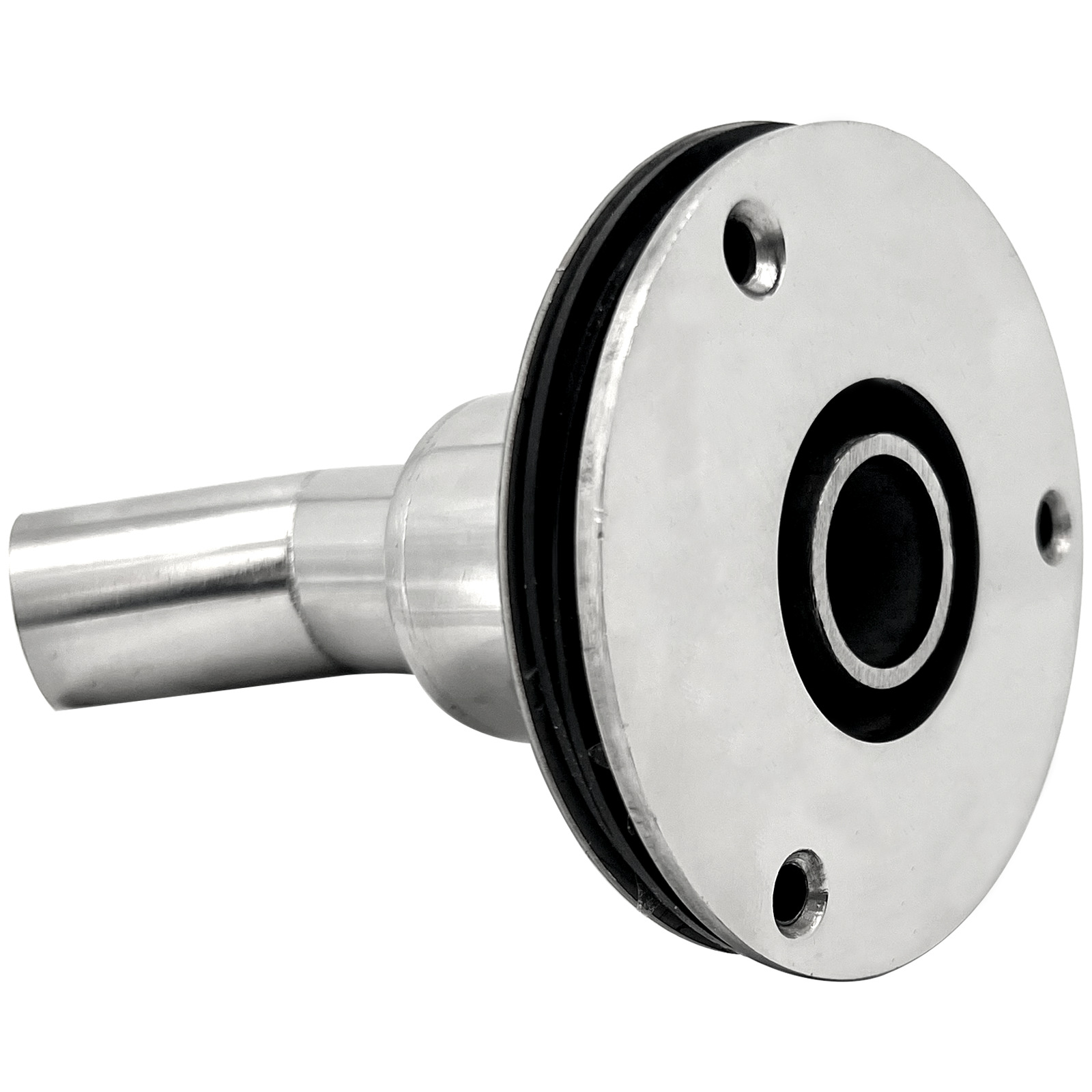 Elecbee Elbow 22mm Straight Through Hull Exhaust Port Marine Hardware for Diesel Parking Heater 316 Stainless Steel 